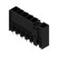 PCB plug-in connector, male header, closed side, Middle flange, THT solder connection, 7.62 mm, Number of poles: 6, 180°, Solder pin length (l): 3.5 mm, tinned, black, Box thumbnail 4