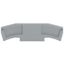 End and intermediate plate 5 mm thick gray thumbnail 2