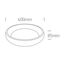 WHITE PLAFO LED 30W CCTV IP20 230V DIMMABLE thumbnail 2