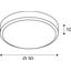 CORONA ceiling light, CL-1, round, chrome, E27, max. 60W thumbnail 2