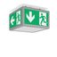 SIGNCUBE IP54, 9,8 W, aluminium, on/off Ceiling luminaires, L 351 B 35 thumbnail 2