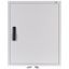 BP-U-3S-600/7-P-W Flush-mounting trim ring with sheet steel door and locking rotary lever for 3-component system, W = 600 mm, H = 760 mm, white thumbnail 1
