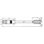 pre-assembled connecting cable Eca Socket/open-ended white thumbnail 5