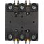 Main switch, P3, 30 A, flush mounting, 3 pole, With red rotary handle and yellow locking ring, Lockable in the 0 (Off) position, UL/CSA thumbnail 1