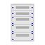 Distribution board insert KVN 60mm, 2-18K, 5-rows thumbnail 1