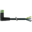 MQ15 female 90° with cable 600V AC type 3 PUR 4x2.5 bk UL/CSA+drag ch. thumbnail 1