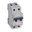 MCB TX³ 6000 - 2P - 230/400 V~ - 6 A - C curve - prong/fork type supply busbars thumbnail 2
