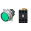 Pushbutton A22NL Ã˜22, bezel brushed metal, FLAT, MOMENTARY, CAP COLOR A2226688E thumbnail 2