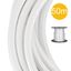 Textile Cable 2C White 50m Roll thumbnail 2