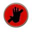 Adhesive sticker hand thumbnail 2