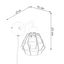 WALL LAMP SUBA BLACK E27 1X15W IP20 thumbnail 6