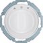 Blind switch 1-prong + center piece, Series R.classic white thumbnail 1