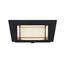ALAMEA LED recessed ceiling light, black, 3000K, 35W thumbnail 1