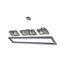 AIXLIGHT PENDANT SYSTEM BASIC FRAME 1, silver-grey, 110cm thumbnail 2
