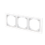 Cover frame 3-gang(s) studio white matt - Busch-art linear thumbnail 2