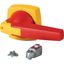 K4DR/P Toggle, 12mm, door installation, red/yellow, padlock thumbnail 2