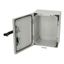 Polycarbonate enclosure, 400x300x210mm, fitted with Mounting plate thumbnail 1