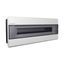 Flush-mounted distribution board SRp-24/1, N+PE (1x24) IP40, transparent door thumbnail 1