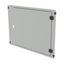 ProfiSNAP Front Door, for enclosure width 600mm, H=400mm, blind thumbnail 2