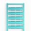 SlimFix X, Conductor and cable markers, 7 - 40 mm, 60 x 13.62 mm, blue thumbnail 1