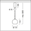 SCON-S AC 170 LED650-930 SP CR - Pendant luminaire thumbnail 2