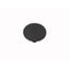 M22-XDP-S Button plate, mushroom black, blank thumbnail 1