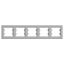 Asfora-horizontal 5-gang frame-alu thumbnail 2