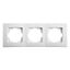 Linnera-Rollina Three Gang Frame White thumbnail 1