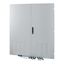 XLSD3D1610 Section door, ventilated IP31, two wings, HxW = 1600 x 1000mm, grey thumbnail 5