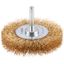 Wire Wheel Crimped 75x0.2 mm brass-coated thumbnail 1