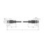 Actuator and Sensor Cable, PUR Extension Cable   RKCV4.4T-2-RSC4.4T/TXL thumbnail 1
