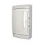 Cabinet ACQUA 3942-TB, 42TE, 565x326x150mm, opaque plastic door, IP65 thumbnail 1