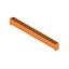PCB plug-in connector, male header, closed side, THT solder connection, 5.08 mm, Number of poles: 20, 180°, Solder pin length (l): 3.2 mm, tinned, orange, Box thumbnail 2