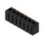 Printed circuit board terminals, 15.00 mm, Number of poles: 7, 180°, Solder pin length (l): 5 mm, black, PUSH IN without actuator, Clamping range, max. : 16 mm², Box thumbnail 4