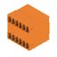 PCB plug-in connector, male header, closed side, THT solder connection, 3.81 mm, Number of poles: 12, 90°, Solder pin length (l): 3.2 mm, tinned, orange, Box thumbnail 4