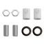 Cylindrical metal cable clamp complete with rod, nut and washer - 2 pieces thumbnail 4