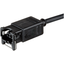 Valve plug MJC 0° with cable LED V2A PUR 2x0.75 bk 1.1m thumbnail 1