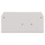 End and intermediate plate 2.5 mm thick light gray thumbnail 4