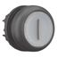 M22S-DRL-W-X1 Illuminated pushbutton actuator, RMQ-Titan, Flush, maintained, White, inscribed 1, Bezel: black thumbnail 14
