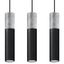 HANGING LAMP BORGIO 3L BLACK GU10 3X40W IP20 thumbnail 2