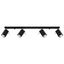 CEILING LAMP MERIDA 4L BLACK GU10 4X40W IP20 thumbnail 7