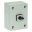 On-Off switch, P1, 40 A, 3 pole, surface mounting, with black thumb grip and front plate, in steel enclosure thumbnail 10