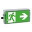 EX-protected emerg.luminaire EXIT N zone1/21 LED 3h 230V AC thumbnail 2