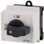 P1-32/IVS/N On-Off switch, P1, 32 A, service distribution board mounting, 3 pole + N, with black thumb grip and front plate thumbnail 1