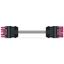 pre-assembled interconnecting cable Cca Socket/plug pink thumbnail 1