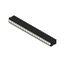 Printed circuit board terminals, 3.81 mm, Number of poles: 24, 90°, Solder pin length (l): 3.5 mm, black, PUSH IN with actuator, Clamping range, max. : 1.5 mm², Tube thumbnail 2