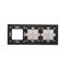 Single frame, glass, classic white glass thumbnail 2