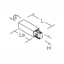 Infeed L 119 B 37 H 33 colour: black 7652-11-W30 thumbnail 4