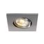 EASY-INSTALL QPAR51 DL, indoor recessed ceiling light, aluminium, matt, square thumbnail 1
