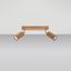 CEILING LAMP ZEKE 2 OAK GU10 2X40W IP20 thumbnail 3
